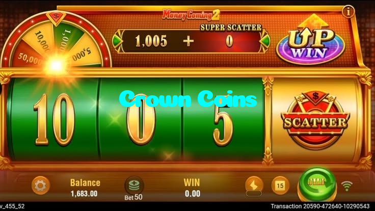 Crown Coins خوش آمدید بونس +600% پیشکش موبائل ایپ کے پروموشن سیکشن میں دکھائی دیتی ہے۔